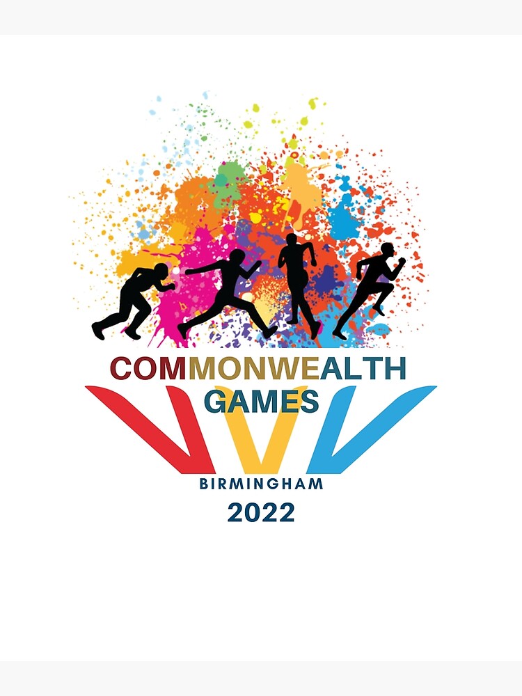 Commonwealth Games 2022 Poster For Sale By CNCreatives Redbubble   Flat,750x,075,f Pad,750x1000,f8f8f8 