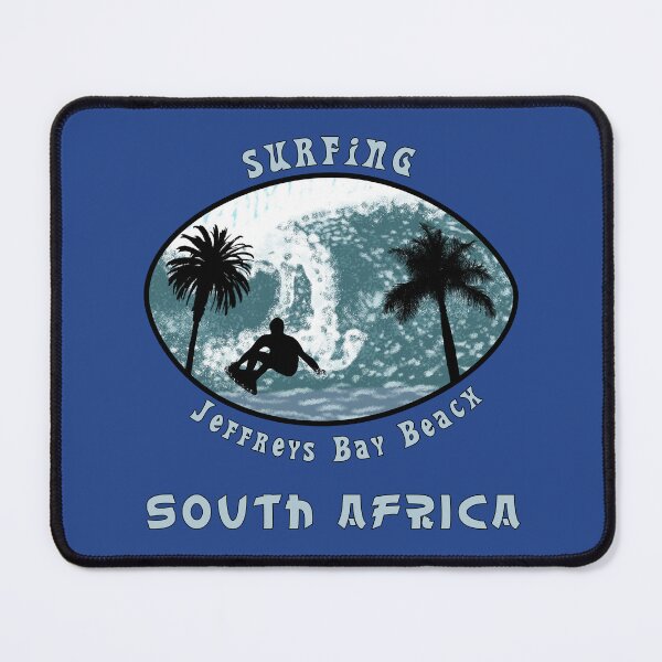 Item preview, Surfers, Palm Trees, South Africa Jeffreys Bay Beach designed and sold by CreaVisArt.