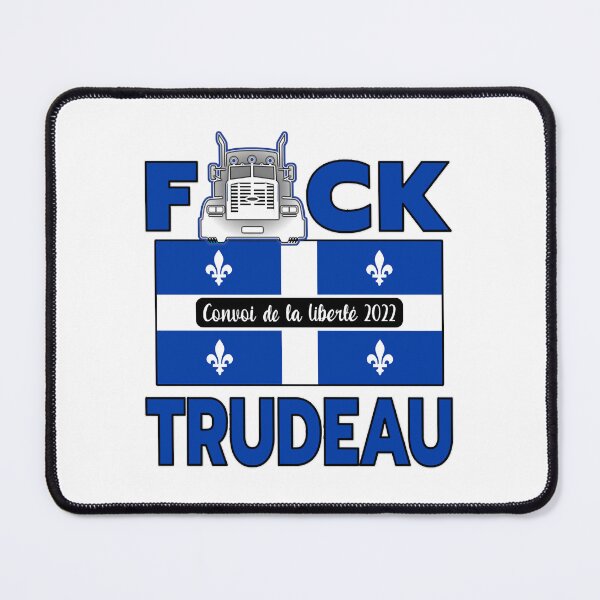 Item preview, Beneficial Work Prominent Friendly Politician Québec Flag - F-Ck Trudeau Save Canada Freedom Convoy designed and sold by CaoTrieu.
