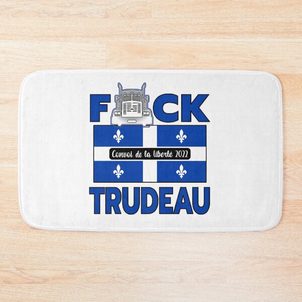Item preview, Beneficial Work Prominent Friendly Politician Québec Flag - F-Ck Trudeau Save Canada Freedom Convoy designed and sold by CaoTrieu.
