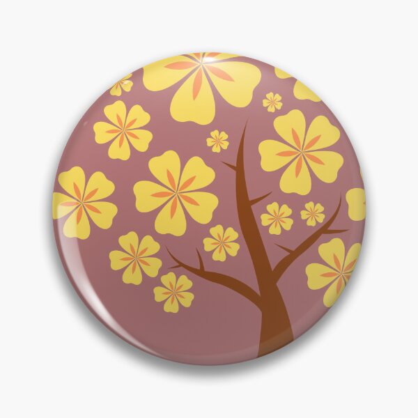 Item preview, Cherry Blossom, Yellow, Orange, Coral, Cute, Hanami, Sakura Tree, Tree, Nature, Flowers, Spring designed and sold by Ellecher23.