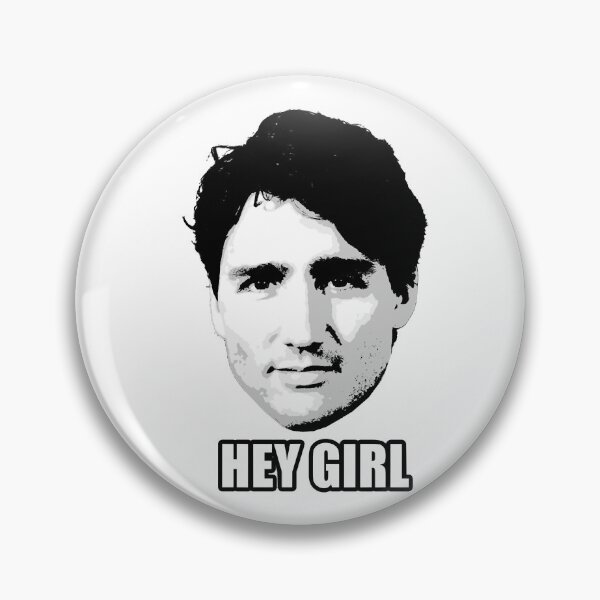 Item preview, Beneficial Work Prominent Friendly Politician Trudeau Hey Girl Fittedretro Wave designed and sold by CaoTrieu.
