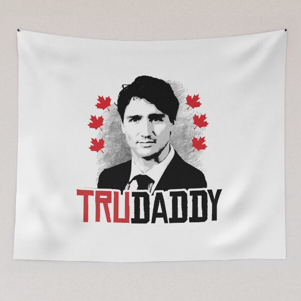 Item preview, Beneficial Work Prominent Friendly Politician Trudeau Is My Trudaddy Fitted Cute Fan designed and sold by CaoTrieu.