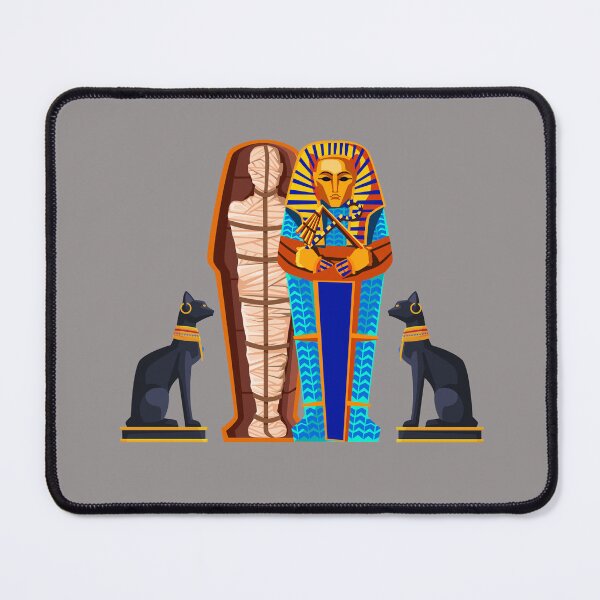 Item preview, Egyptian Mummy and Mau designed and sold by ArtOfStars.