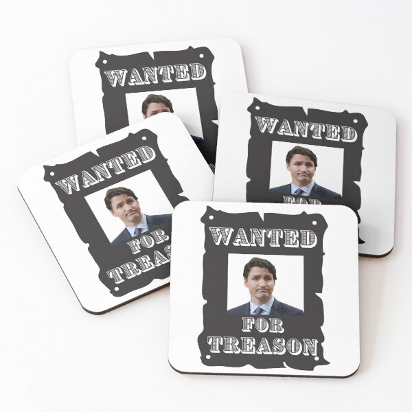 Item preview, Beneficial Work Prominent Friendly Politician Trudeau Wanted For Treason   Cute Gifts designed and sold by CaoTrieu.