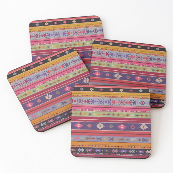 Artikelvorschau, Bunter Kelim-Teppich-Stil Ornament N6 entworfen und verkauft von k9printart.