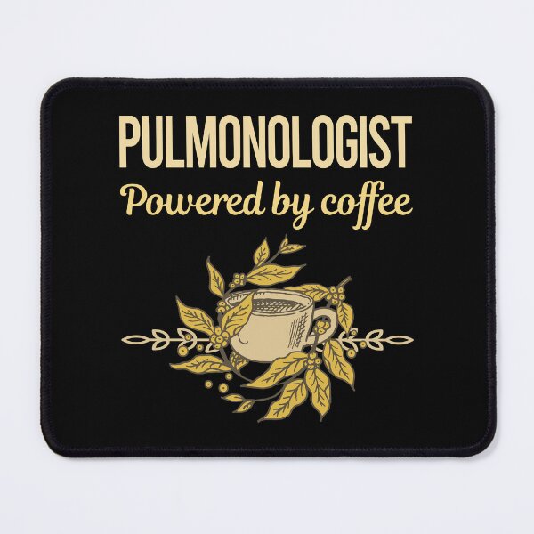 Item preview, Powered By Coffee Pulmonologist designed and sold by toniabrendaom.