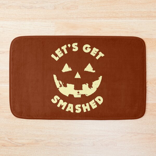 Item preview, Let's Get Smashed - Pumpkin Face | Funny Drinking Party Quote For Halloween designed and sold by TMBTM.