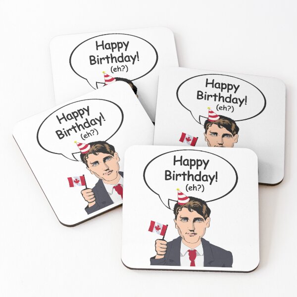 Item preview, Civilized Politicians From Different Backgrounds Happy Birthday From Justin Trudeau Retro Vintage designed and sold by CaoTrieu.