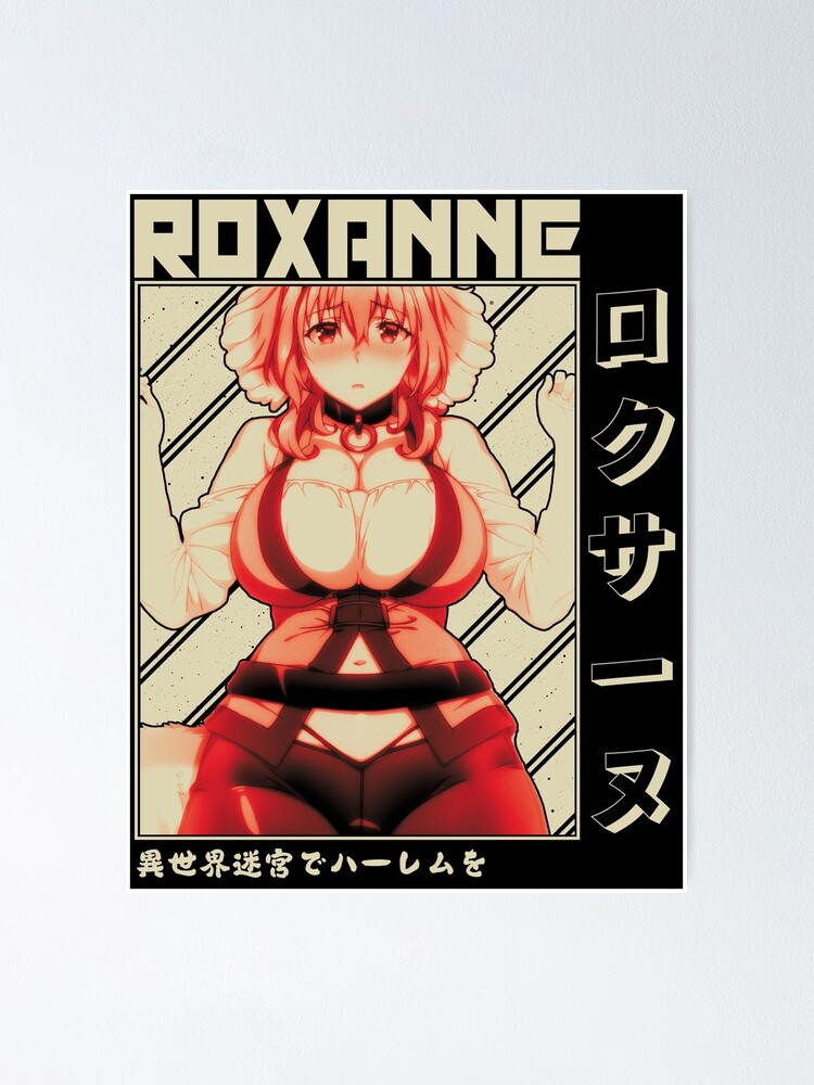 Roxanne ロクサーヌ, Isekai Meikyuu De Harem Wo Postcard for Sale by B-love