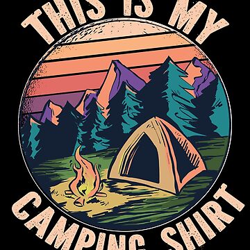 Mens Ill Be In The Camper T Shirt Funny Outdoors Nature Camping