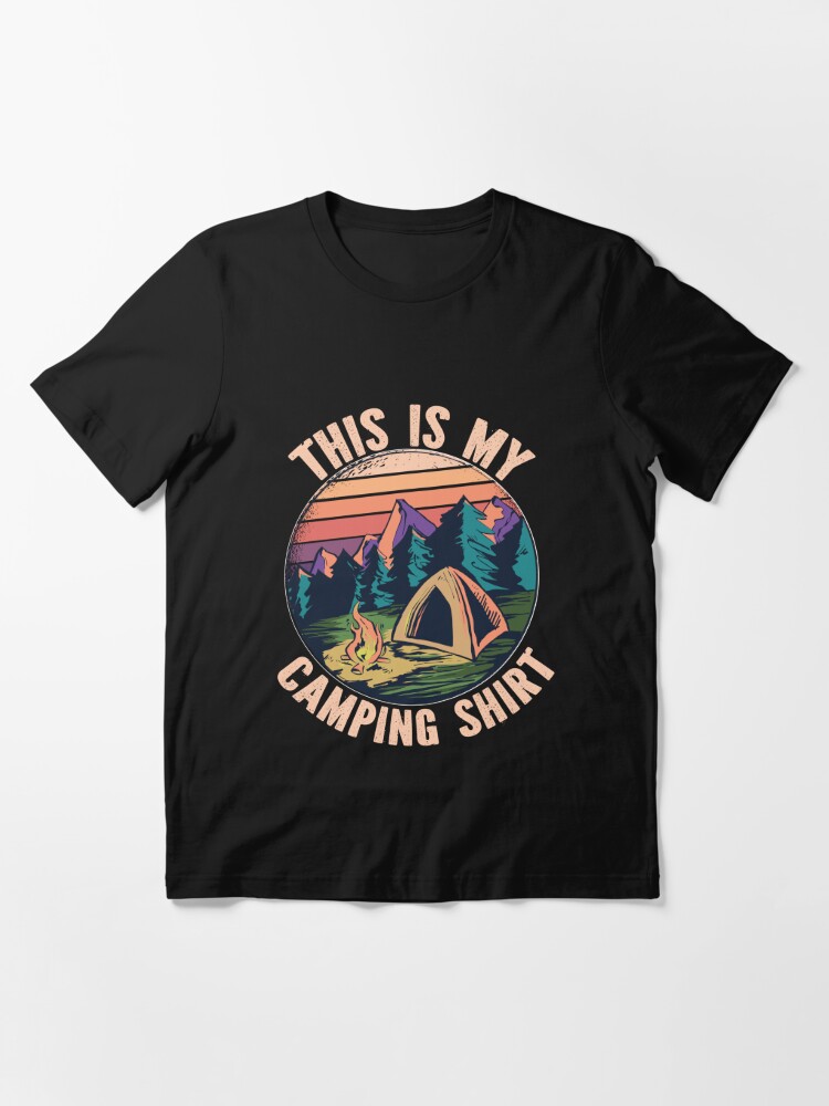 This is my camping Essential T-Shirt for Sale by MyLeoTee