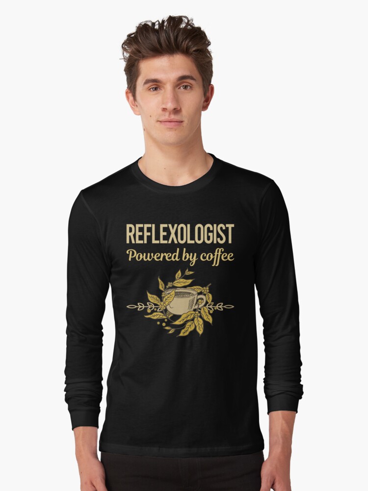 Thumbnail 1 of 5, Long Sleeve T-Shirt, Powered By Coffee Reflexologist designed and sold by toniabrendaom.