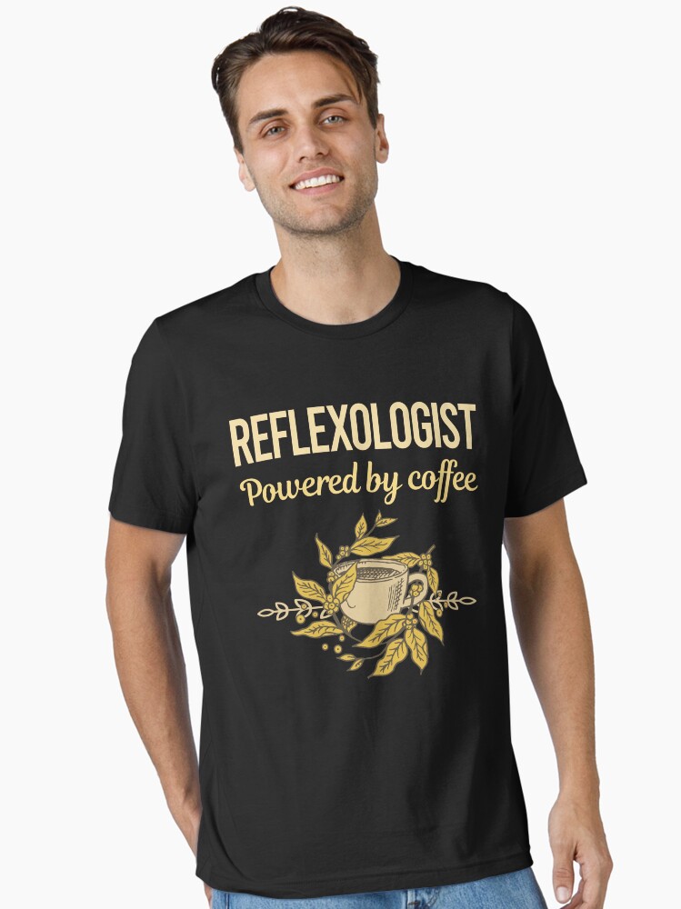 Thumbnail 1 of 7, Essential T-Shirt, Powered By Coffee Reflexologist designed and sold by toniabrendaom.