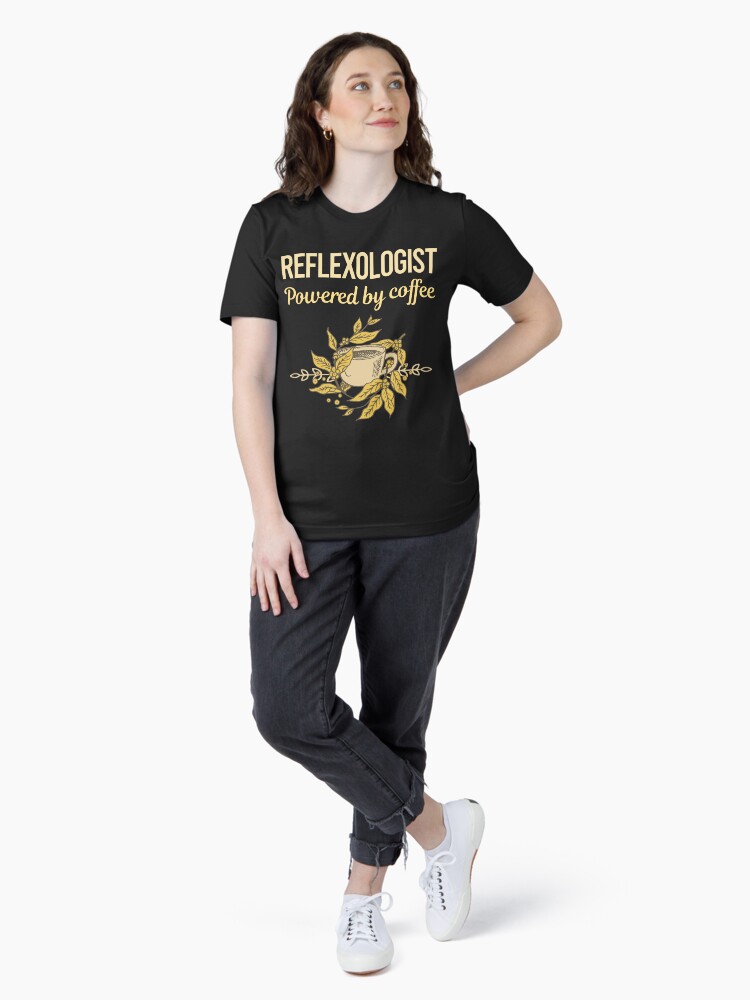 Thumbnail 4 of 7, Essential T-Shirt, Powered By Coffee Reflexologist designed and sold by toniabrendaom.