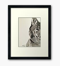 Half Moon Framed Print