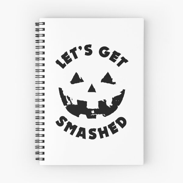 Item preview, Let's Get Smashed - Pumpkin Face | Funny Drinking Party Quote For Halloween designed and sold by TMBTM.