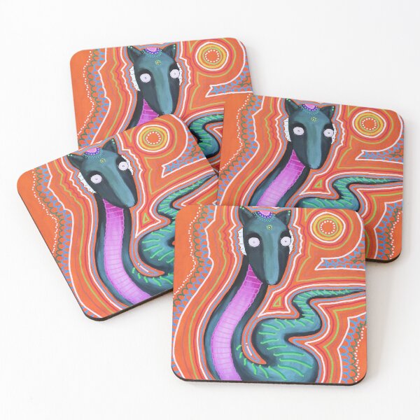 Item preview, Snake with the ears designed and sold by HANDraw.