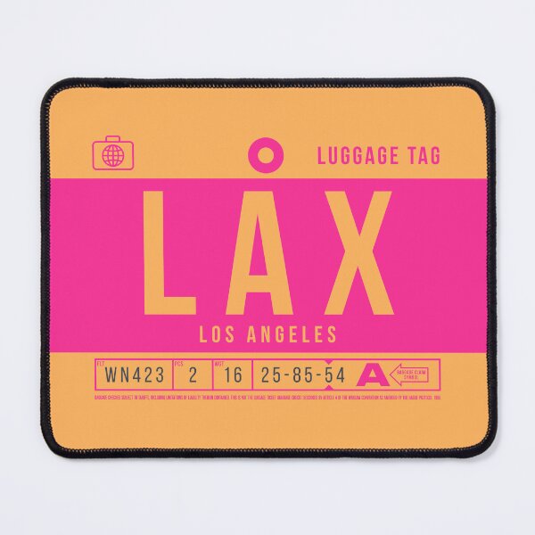 Item preview, Luggage Tag B - LAX Los Angeles USA designed and sold by VoodooCircus.