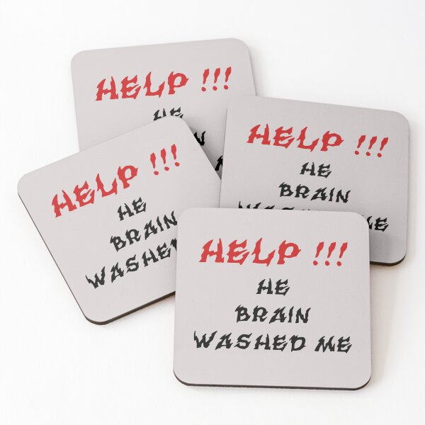 Item preview, HELP HE BRAIN WASHED ME designed and sold by everything4eva.