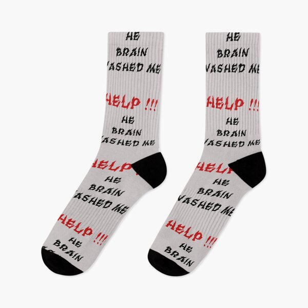 Item preview, HELP HE BRAIN WASHED ME designed and sold by everything4eva.