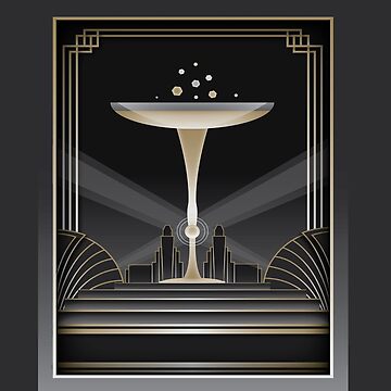 Artwork thumbnail, Art deco design VI by peggieprints