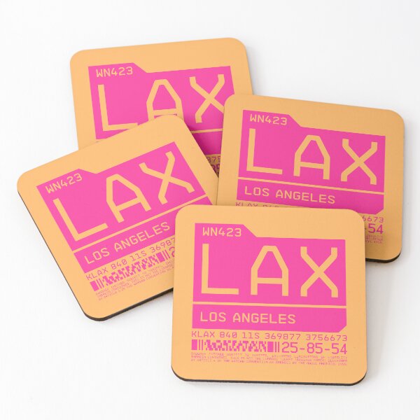 Item preview, Luggage Tag C - LAX Los Angeles USA designed and sold by VoodooCircus.