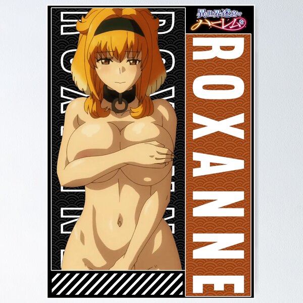 Roxanne ロクサーヌ, Isekai Meikyuu De Harem Wo Art Board Print for Sale by  B-love