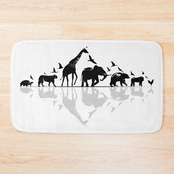 Item preview, Migrating Animal Mountain - Elephant, Giraffe, Bear, Gorilla, Lion, Turtle, Chicken designed and sold by Area31Studios.