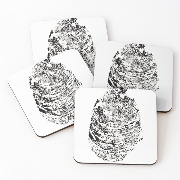 Item preview, Gyotaku seashell print designed and sold by gyotakuart.