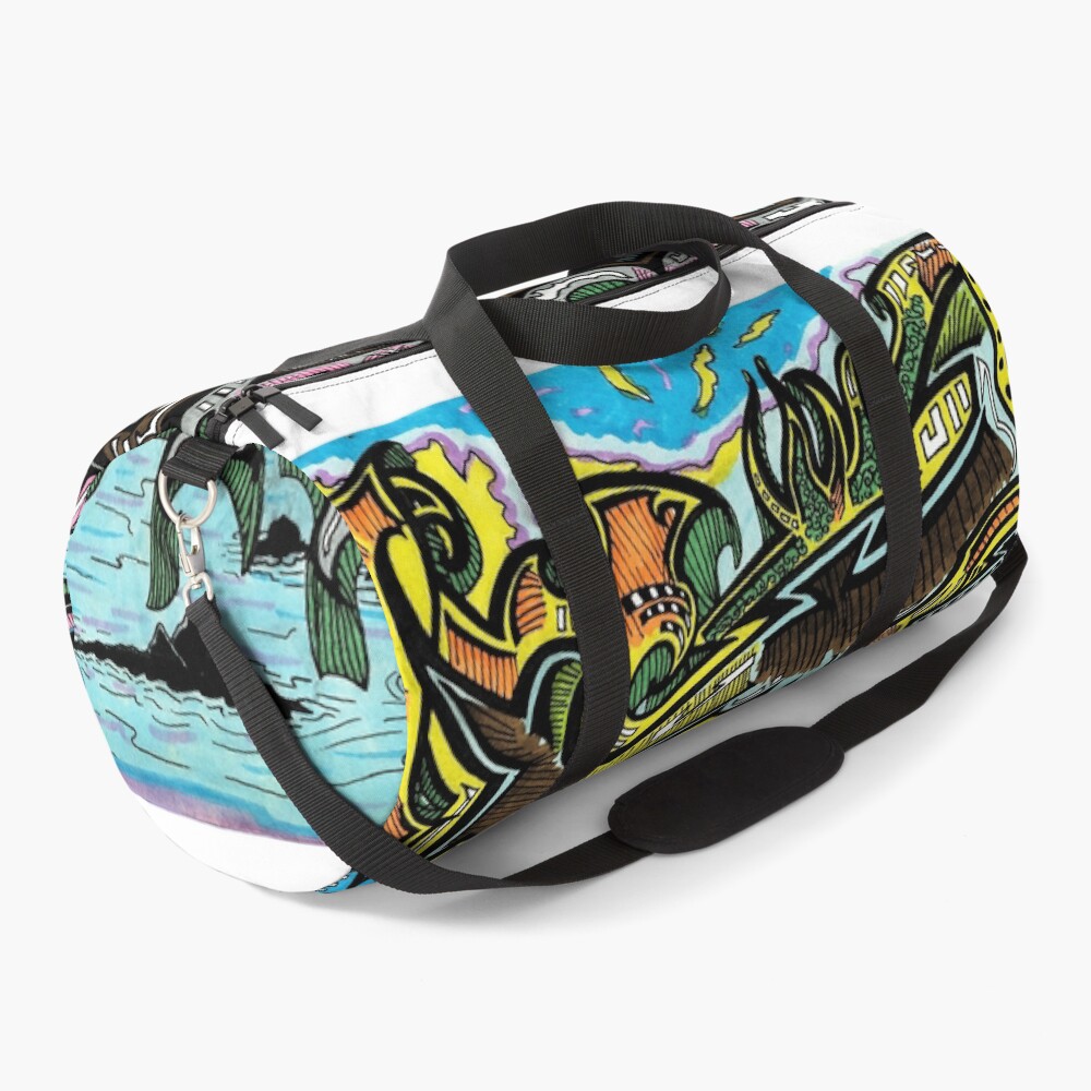 "Life Watercolour" Duffle Bag for Sale by WildMild Redbubble