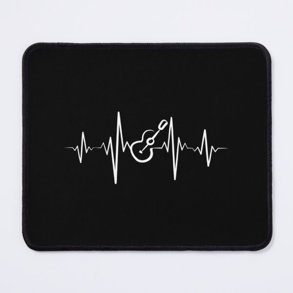 Item preview, Guitar Heartbeat Essential T-Shirt designed and sold by debbieeileenrzp.
