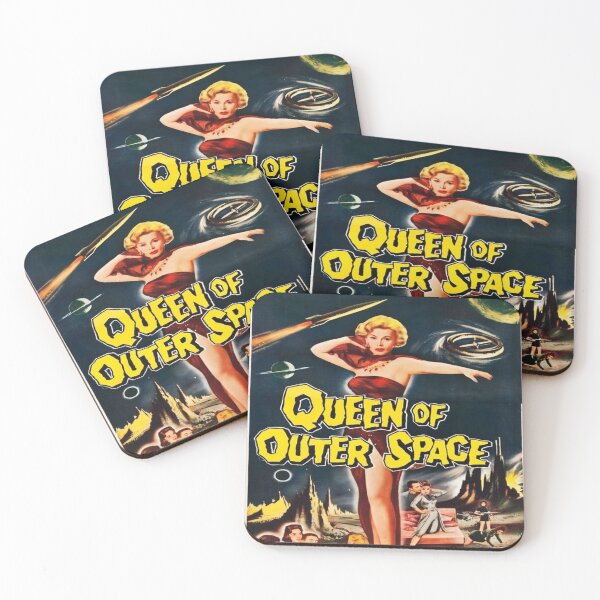 Item preview, Queen of Outer Space Movie Poster designed and sold by Trevor McCabe.