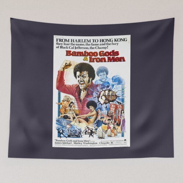 Item preview, Black Bamboo Gods and Iron Men poster designed and sold by WinfriedHaag.