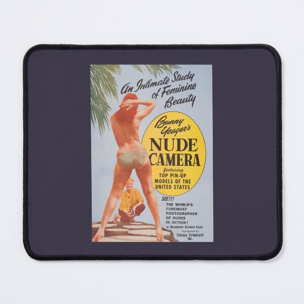 Item preview, Creme Bunny Yeager's Nude Camera Movie Poster designed and sold by WinfriedHaag.
