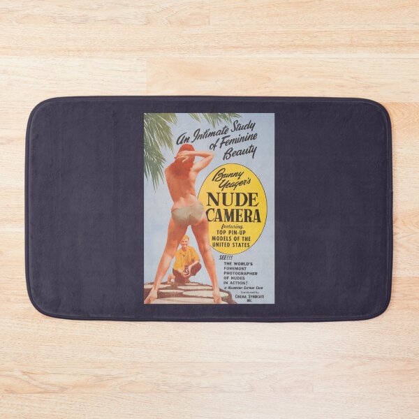 Item preview, Creme Bunny Yeager's Nude Camera Movie Poster designed and sold by WinfriedHaag.