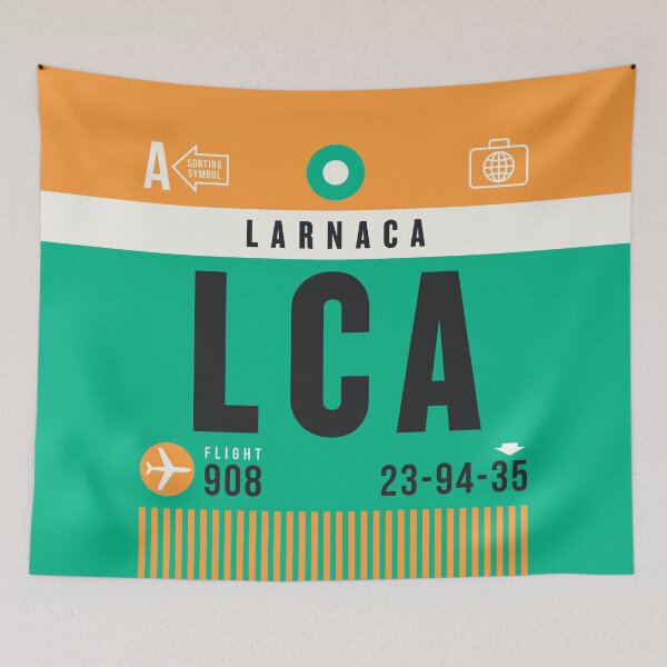 Item preview, Luggage Tag A - LCA Larnaca Cyprus designed and sold by VoodooCircus.