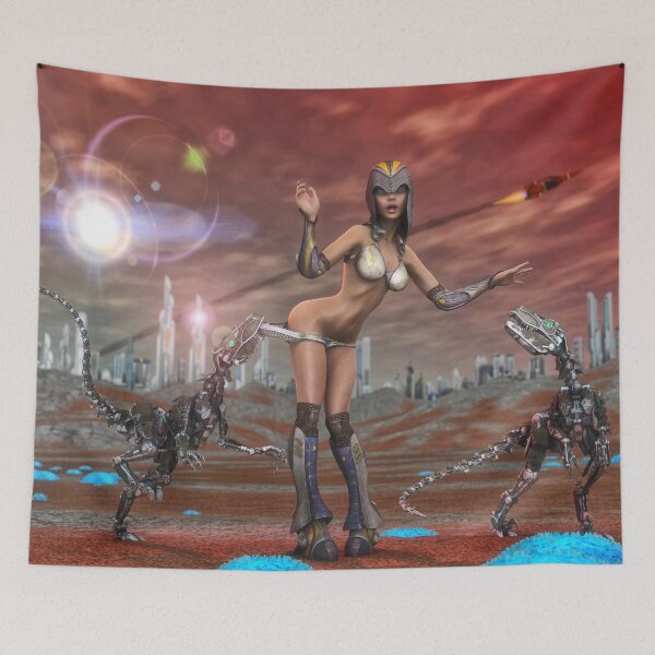 Aperçu de l'œuvre Pin-Up de l'espace créée et vendue par Gypsykiss.