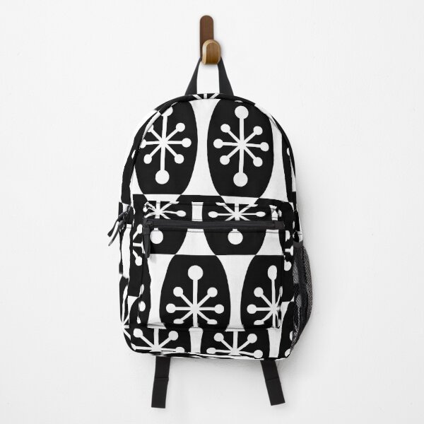 Item preview, Mid Century Modern Atomic Fusion Pattern 317 Black and White designed and sold by tonymagnerart.