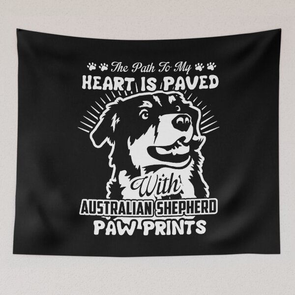 Item preview, Australian Shepherd Paw Prints designed and sold by UnknownArtistt.