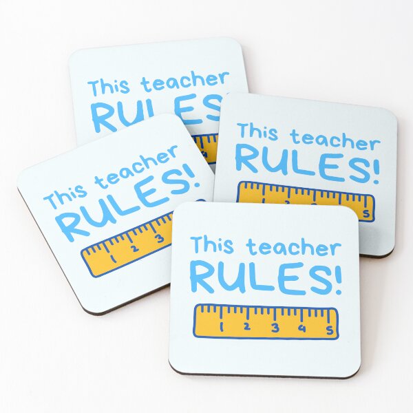 Item preview, This Teacher Rules Educator School Gift designed and sold by ThievingNargles.