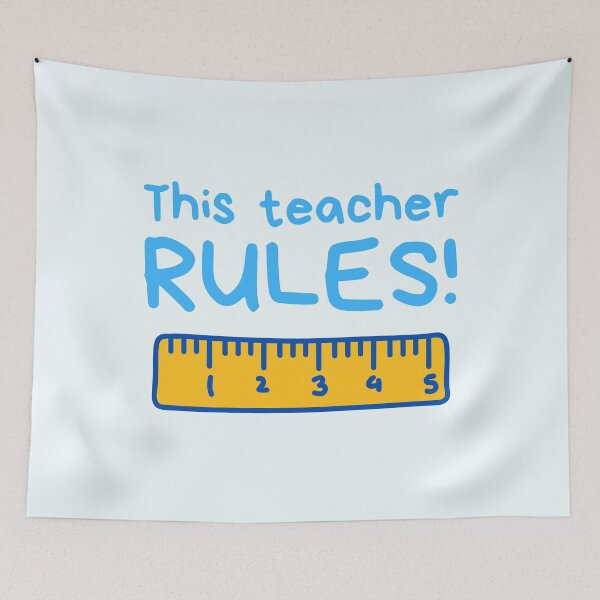 Item preview, This Teacher Rules Educator School Gift designed and sold by ThievingNargles.