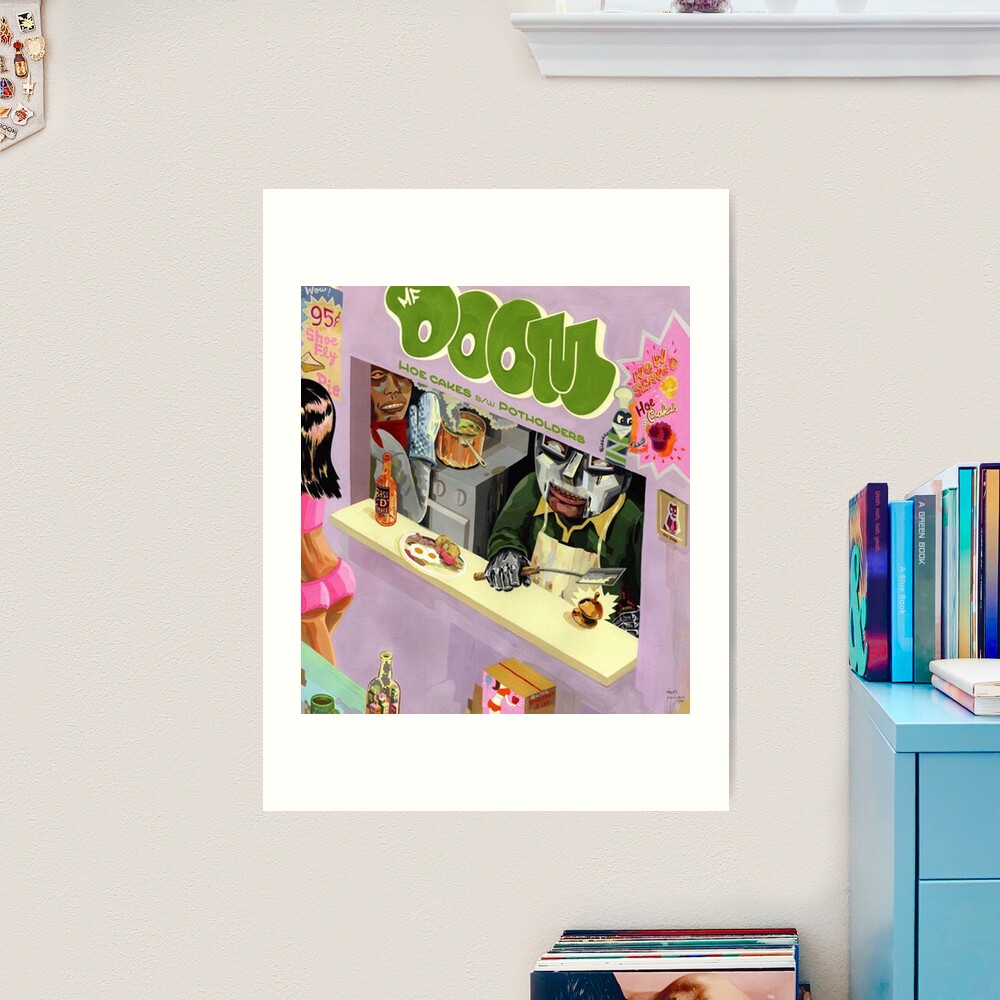 新品 MF DOOM / Hoe Cakes (Poster) MF Doom - Hoe Cakes / Potholders '04 12