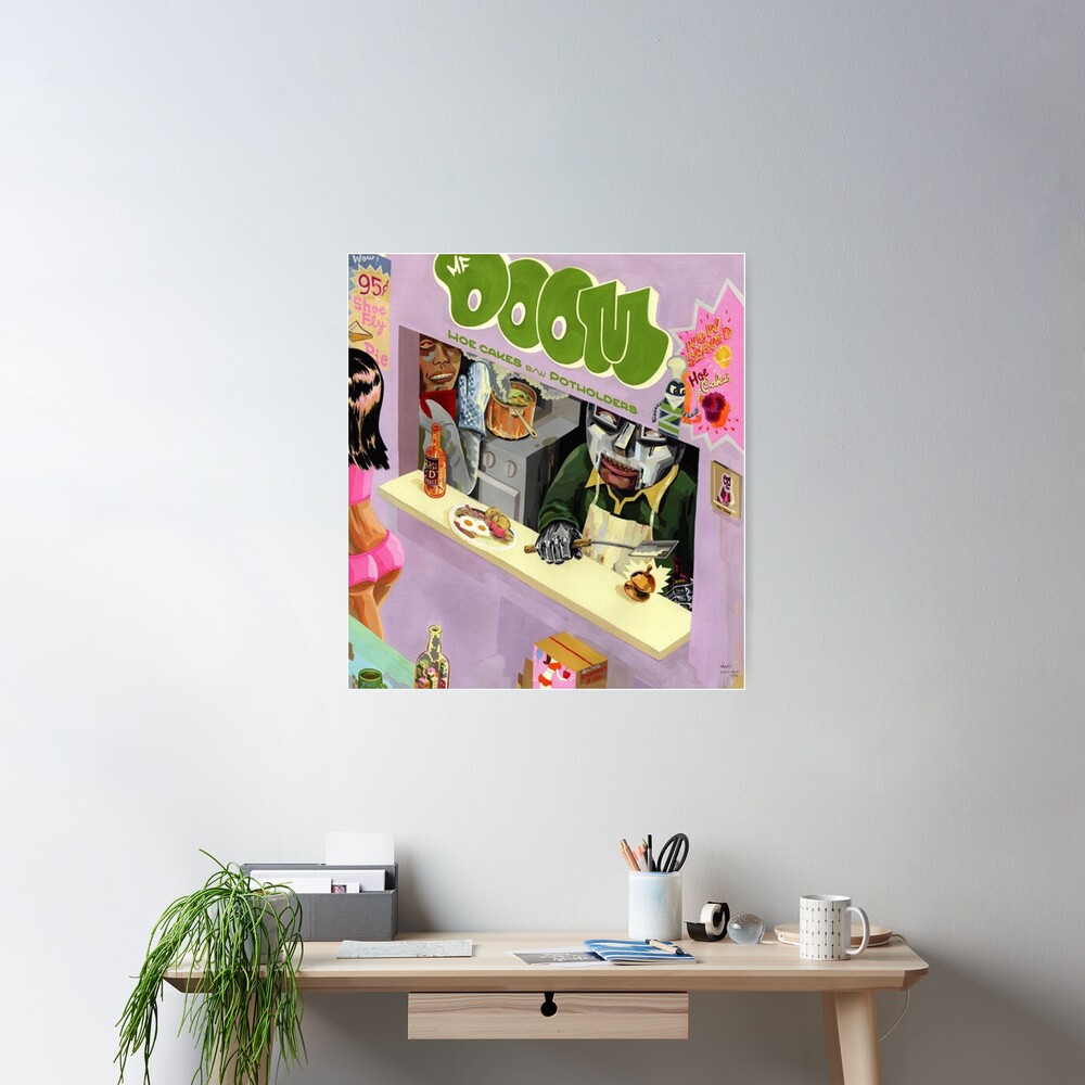 新品 MF DOOM / Hoe Cakes (Poster) Hoe Cakes