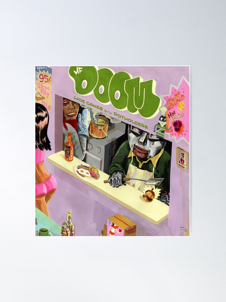 新品 MF DOOM / Hoe Cakes (Poster) Hoe Cakes