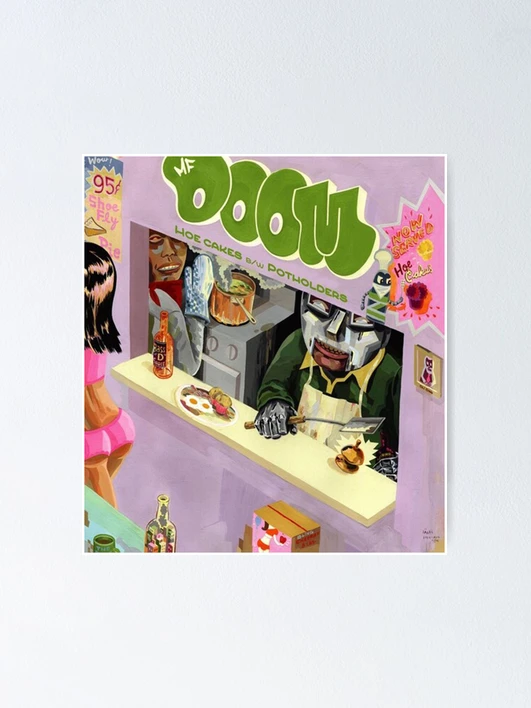 新品 MF DOOM / Hoe Cakes (Poster) fposter,x_small,wall_texture,