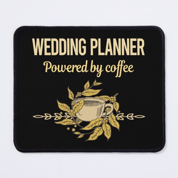 Item preview, Powered By Coffee Wedding Planner designed and sold by trinayolkcelia.
