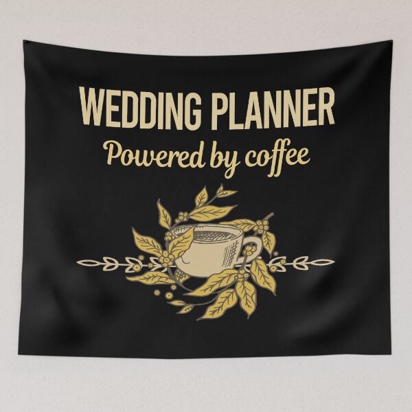 Item preview, Powered By Coffee Wedding Planner designed and sold by trinayolkcelia.