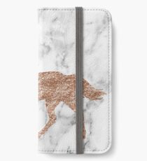 Rose gold marble unicorn iPhone Wallet/Case/Skin
