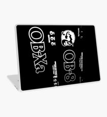 Black ObieWan Graphic Laptop Skin